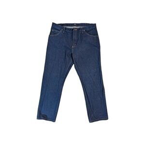 Wrangler 47MWZ Original Regular Fit Cowboy Cut Jeans Dark Wash Mens Size 38x30